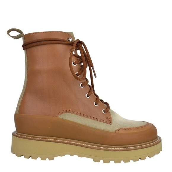 Ulla Johnson Etna Leather Combat Boots Sz 5 Sz 35 NIB - Picture 6 of 16